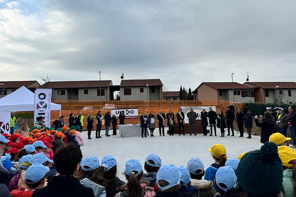 Rinascita della Scuola Materna di Sandrà: la posa della prima pietra