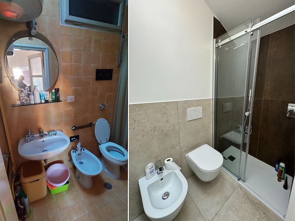 Rifacimento completo bagno secondo piano