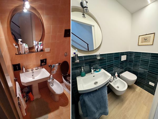 Rifacimento completo bagno al primo piano